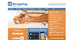Desktop Screenshot of lfberegning.dk