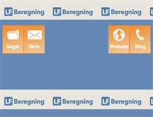 Tablet Screenshot of lfberegning.dk